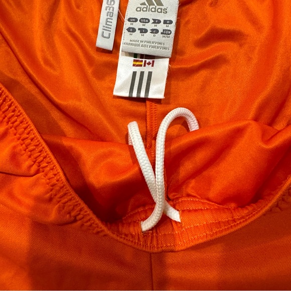 Orange Adidas Soccer Shorts - Adidas Climate - Picture 6 of 6